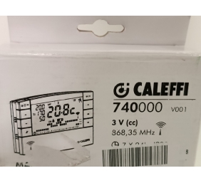 Ecost prekė po grąžinimo 740000 skaitmeninis laiko termostatas su "Caleffi" radijo stotimi