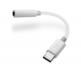 FIXED Link AdapterUSB-C/3.5mm jack, White | Fixed