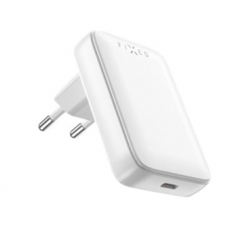 FIXED Slim USB-C Travel Charger, GaN, PD support, 30W, White | Fixed