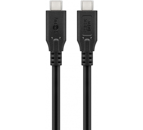 Goobay USB-C™ Cable, USB4™, 240 W, 40 Gbit/s, Power Delivery, 1.8 m, Black | Goobay