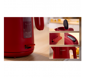 Bosch Kettle | TWK2M164 MyMoment | Electric | 2400 W | 1.7 L | Plastic | 360° rotational base | Red