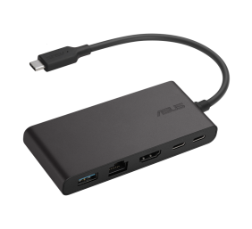 Asus Dual 4K USB-C Dock DC201 | Ethernet LAN (RJ-45) ports 1 | USB 3.0 (3.1 Gen 1) Type-C ports quantity 3 | HDMI ports quantity 1