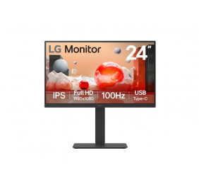 LG 24BA750-B | 23.8 " | IPS | FHD | 16:9 | 100 Hz | 5 ms | 1920 x 1080 pixels | 200 cd/m² | HDMI ports quantity 1 | Black