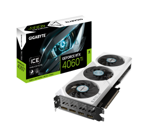 Gigabyte GeForce RTX 4060 Ti EAGLE OC ICE 8G | NVIDIA | 8 GB | GeForce RTX 4060 Ti | GDDR6 | HDMI ports quantity 2 | PCI-E 4.0 | Memory clock speed 2550 MHz