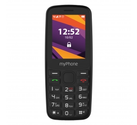 myPhone 6410 LTE | Black | 2.4 " | TFT | 64 MB | 128 MB | Dual SIM | Nano SIM | USB version Type-C | Built-in camera | Main camera resolution 0.3 MP | 1400 mAh