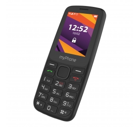 myPhone 6410 LTE | Black | 2.4 " | TFT | 64 MB | 128 MB | Dual SIM | Nano SIM | USB version Type-C | Built-in camera | Main camera resolution 0.3 MP | 1400 mAh