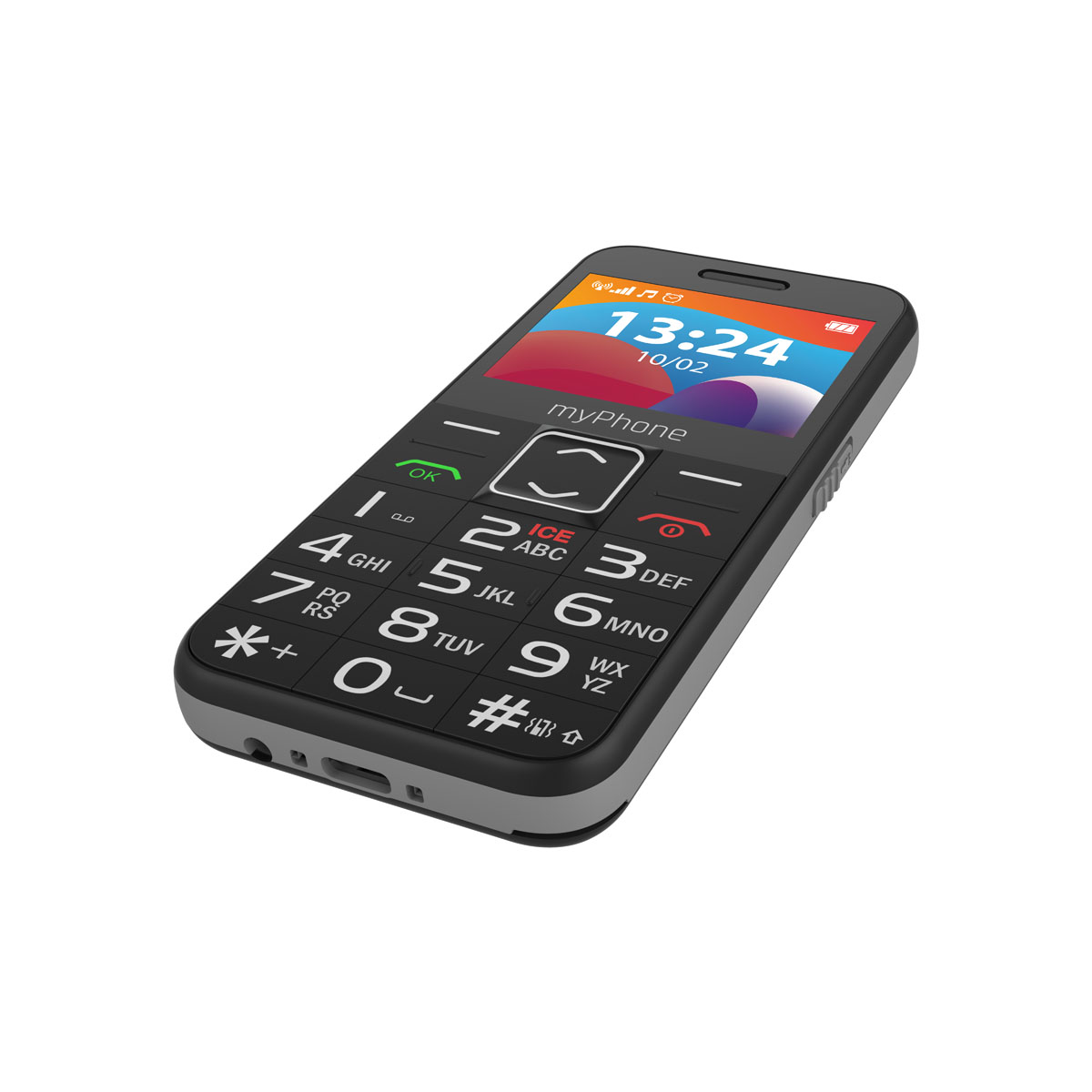 myPhone HALO | 3 LTE | Black | 2.4 " | IPS | 48 MB | 128 MB | Dual SIM | Nano SIM | 3G | Bluetooth | 2.1 | USB version Type-C | Built-in camera | Main camera resolution 0.3 MP | 1400 mAh