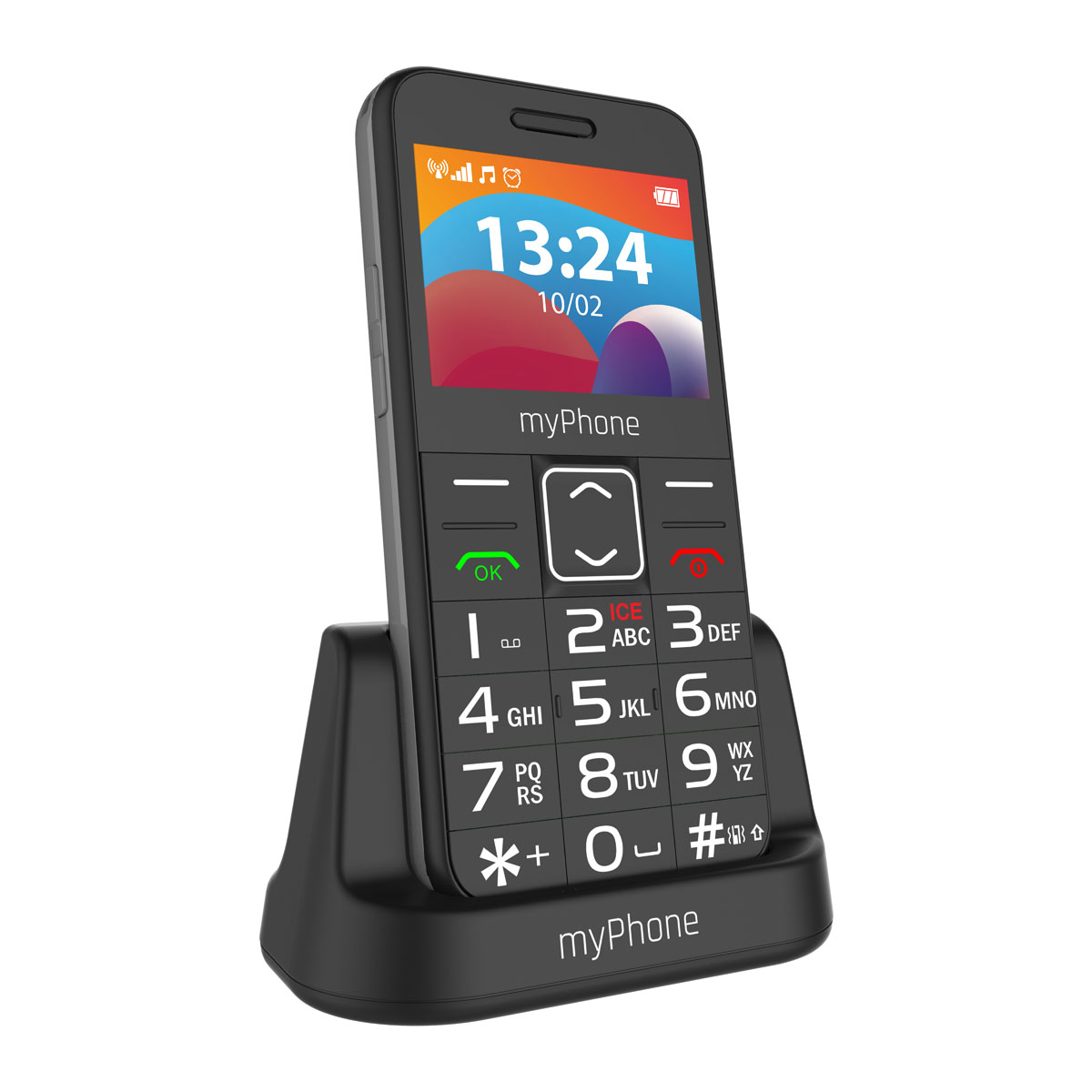 myPhone HALO | 3 LTE | Black | 2.4 " | IPS | 48 MB | 128 MB | Dual SIM | Nano SIM | 3G | Bluetooth | 2.1 | USB version Type-C | Built-in camera | Main camera resolution 0.3 MP | 1400 mAh