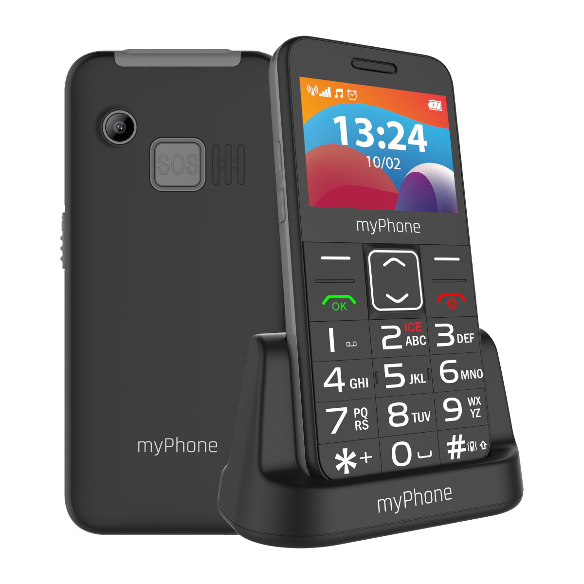 myPhone HALO | 3 LTE | Black | 2.4 " | IPS | 48 MB | 128 MB | Dual SIM | Nano SIM | 3G | Bluetooth | 2.1 | USB version Type-C | Built-in camera | Main camera resolution 0.3 MP | 1400 mAh