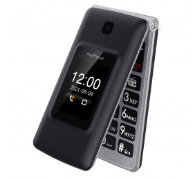 myPhone Tango | LTE | Black | 2.4 + 1.77 " | TN | 64 MB | 128 MB | Dual SIM | Nano SIM | Bluetooth | 5.1 | USB version Type-C | Built-in camera | Main camera resolution 2.0 MP | 1400 mAh