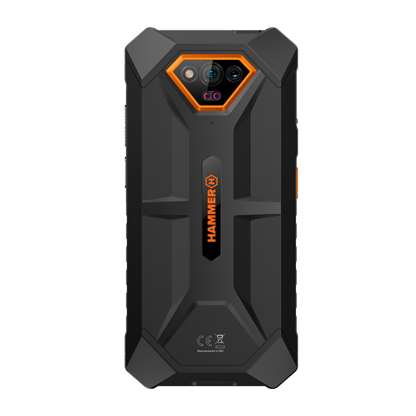 Hammer Iron | V | Orange | 6.5 " | IPS | 1600 x 720 pixels | Mediatek | Helio G36 | Internal RAM 6 GB | 64 GB | microSD | Dual SIM | Nano SIM | 3G | 4G | Main camera resolution 50 MP | Secondary camera resolution 8 MP | Android | 13
