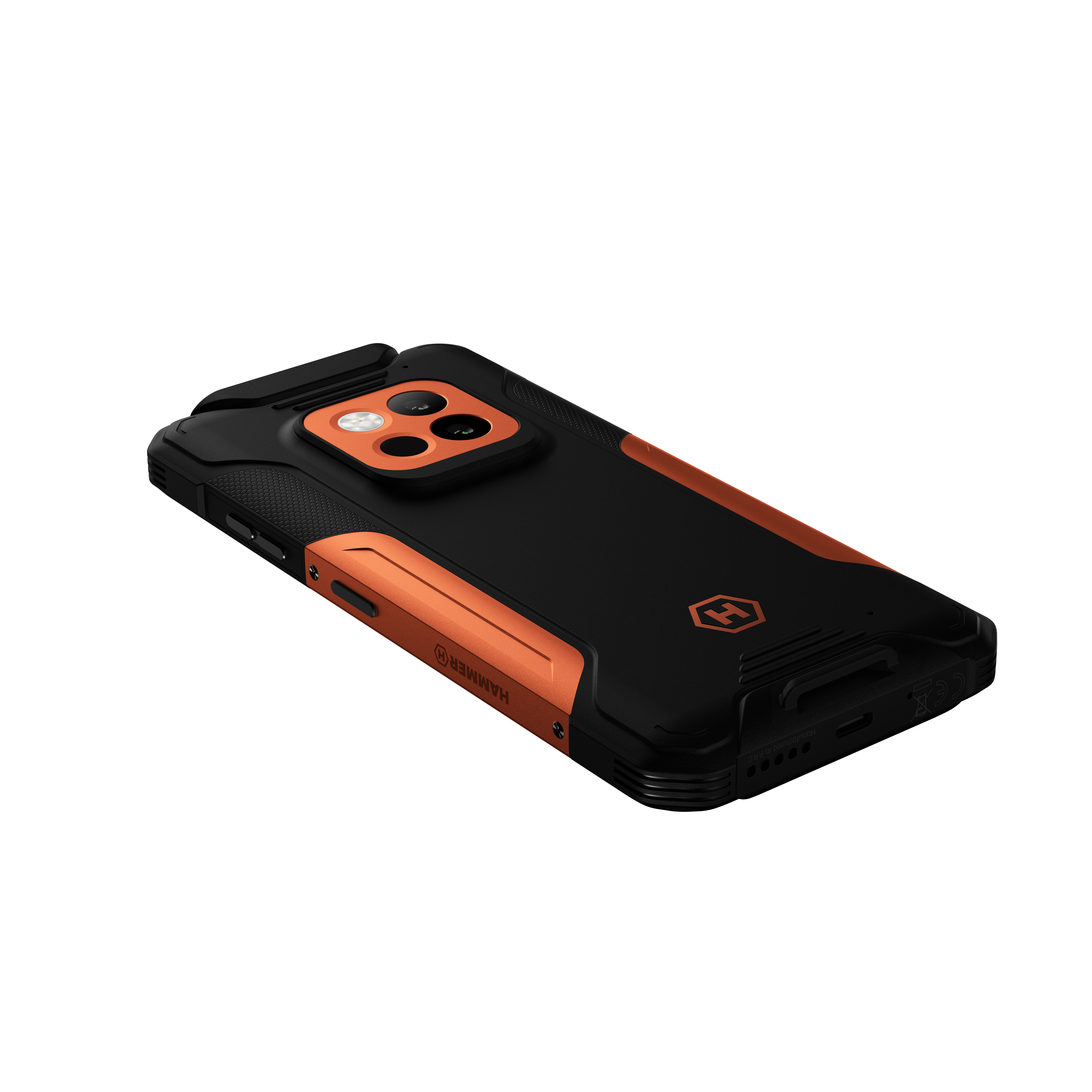 Hammer Construction | 2 Thermal 5G | Orange | 6.58 " | IPS | 1080 x 2408 pixels | Mediatek | Dimensity 6300 | Internal RAM 8 GB | 256 GB | microSD | Dual SIM | Nano SIM + eSIM | 3G | 4G | 5G | Main camera resolution 108 MP | Secondary camera resolution 32