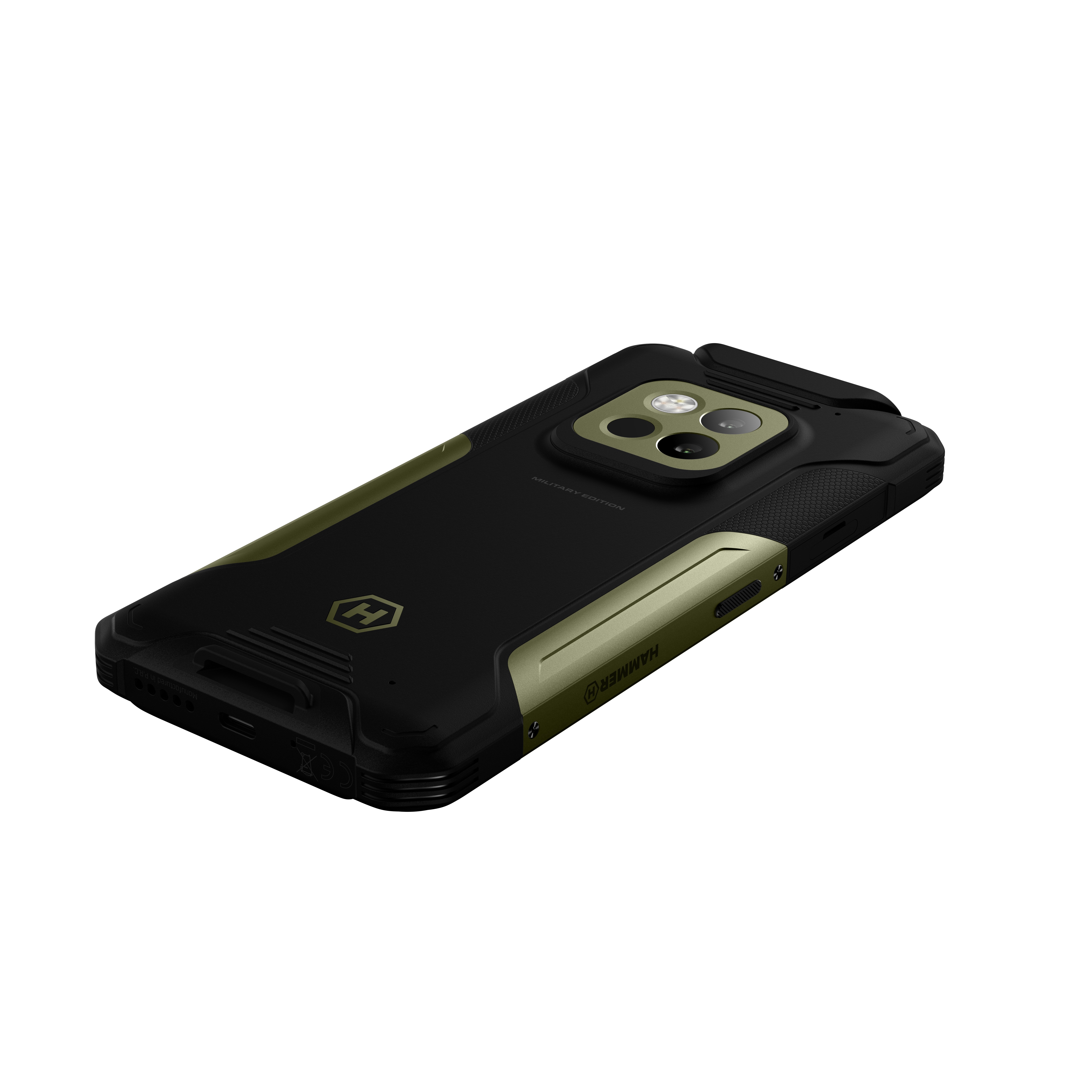 Hammer Construction | 2 Thermal 5G Military Edition | Green | 6.58 " | IPS | 1080 x 2408 pixels | Mediatek | Dimensity 6300 | Internal RAM 8 GB | 256 GB | microSD | Dual SIM | Nano SIM + eSIM | 3G | 4G | 5G | Main camera resolution 108 MP | Secondary came