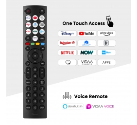 Hisense QLED Smart TV | 43E7NQ | 43" | Smart TV | VIDAA OS | UHD | Black