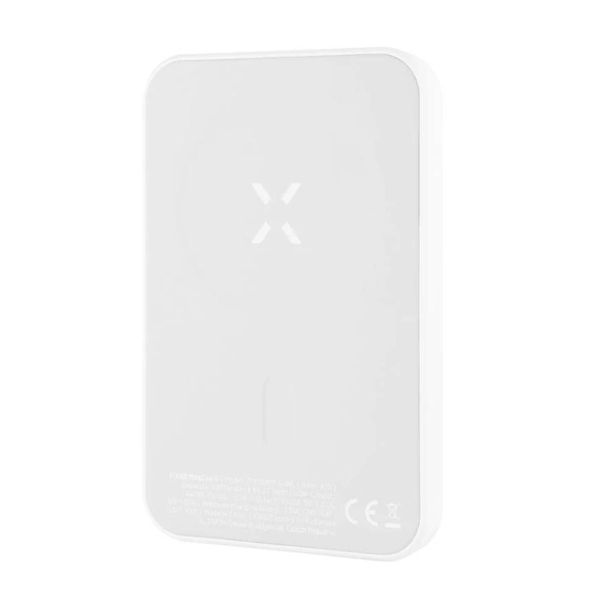 Fixed MagZen Power Bank | FIXZENM-6-WH | 6000 mAh | USB-C | White