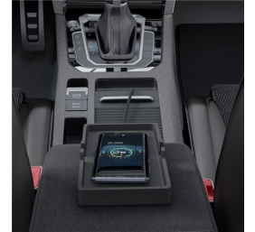 Goobay 60471 Wireless Vehicle Fast Charger 15 W, Black | Goobay