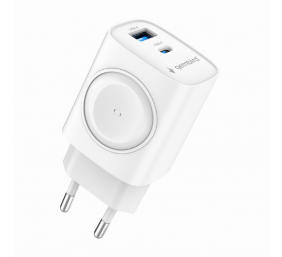 Gembird 2-in-1 20 W Apple Watch and Phone Fast Charger | TA-UC-PDQCW20-01-W