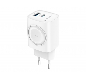 Gembird 2-in-1 20 W Apple Watch and Phone Fast Charger | TA-UC-PDQCW20-01-W