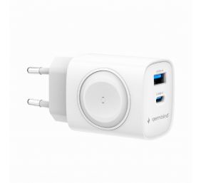 Gembird 2-in-1 20 W Apple Watch and Phone Fast Charger | TA-UC-PDQCW20-01-W
