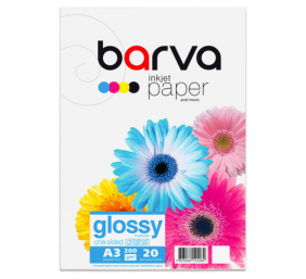 Fotopopierius Barva (IP-C200-346) Blizgus, 200 g/m², A3, 20 lapų