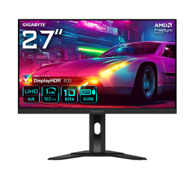 Gigabyte GS27QA EK1 | 27 " | IPS | UHD | 160 Hz | 1 ms | 3840 x 2160 pixels | 400 cd/m² | HDMI ports quantity 2