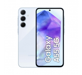 Samsung | Galaxy | A55 A556 | Ice Blue | 6.6 " | Super AMOLED | 1080 x 2340 pixels | Exynos | Internal RAM 8 GB | 128 GB | Dual SIM | 4G | 5G | Main camera resolution 50+12+5 MP | Secondary camera resolution 32 MP | Android | 14