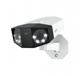 Reolink | Dual-Lens PoE Security Camera with 180° Panoramic View | Duo Series P750 | Bullet | 16 MP | 2.8mm/F1.6 | Power over Ethernet (PoE) | IP67 | H.265 | Micro SD, Max. 256 GB | White