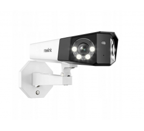 Reolink | Dual-Lens PoE Security Camera with 180° Panoramic View | Duo Series P750 | Bullet | 16 MP | 2.8mm/F1.6 | Power over Ethernet (PoE) | IP67 | H.265 | Micro SD, Max. 256 GB | White