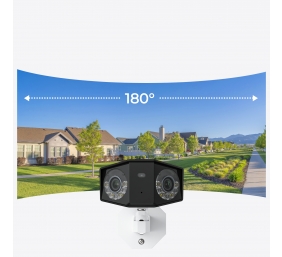 Reolink | Dual-Lens PoE Security Camera with 180° Panoramic View | Duo Series P750 | Bullet | 16 MP | 2.8mm/F1.6 | Power over Ethernet (PoE) | IP67 | H.265 | Micro SD, Max. 256 GB | White