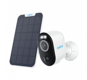 Reolink | Wi-Fi Security Camera with Motion Spotlight and Solar Panel | Argus Series B330 | Bullet | 4 MP | Fixed lens | IP65 | H.265 | Micro SD, Max. 128 GB | White