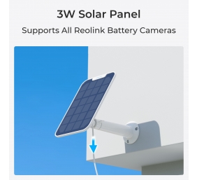 Reolink | Wi-Fi Security Camera with Motion Spotlight and Solar Panel | Argus Series B330 | Bullet | 4 MP | Fixed lens | IP65 | H.265 | Micro SD, Max. 128 GB | White