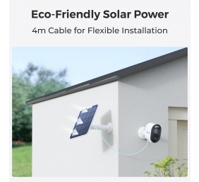 Reolink | Wireless Solar & Battery Powered Security Camera with Smart Detection | Argus Series B310 with Solar Panel | Bullet | 3 MP | f=4mm，F=2.0 | IP65 | H.264/H.265 | Micro SD, Max. 128GB