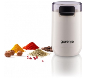 Gorenje | Coffee Grinder | SMK150SW | 150 W | Coffee beans capacity 45 g | Lid safety switch | White