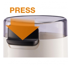 Gorenje | Coffee Grinder | SMK150SW | 150 W | Coffee beans capacity 45 g | Lid safety switch | White