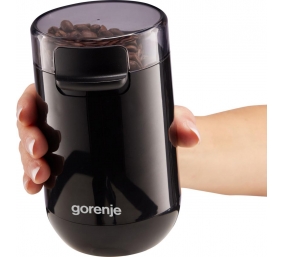Gorenje | Coffee Grinder | SMK150SB | 150 W | Coffee beans capacity 45 g | Lid safety switch | Black