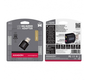 AXAGON | ADA-17 USB - HQ Mini Audio Adapter