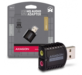 AXAGON | ADA-17 USB - HQ Mini Audio Adapter