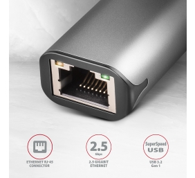 AXAGON | ADE-25R SuperSpeed USB-A 2.5 Gigabit Ethernet