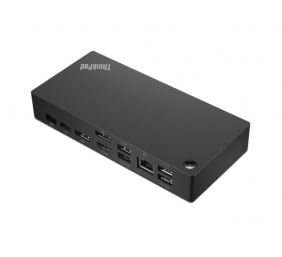 Lenovo ThinkPad Universal USB-C Dock 40AY0135EU Jungčių stotelė, Juoda