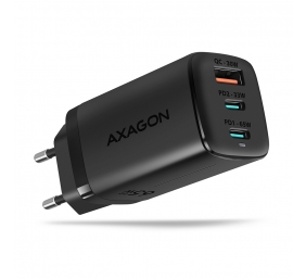 AXAGON GaN wallcharger 3x port (USB-A + 2x USB-C), 65W | ACU-DPQ65