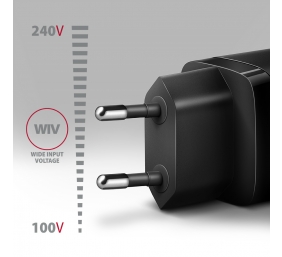 AXAGON Wallcharger 2x port (USB-A + USB-C), 20W | ACU-PQ20