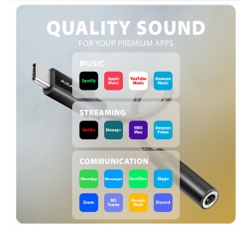 AXAGON | ADA-HC USB-C - HI-RES DAC Audio Adapter