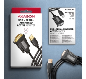 AXAGON USB - Serial Advanced Active Adapter | ADS-1PQN