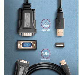 AXAGON USB - Serial Advanced Active Adapter | ADS-1PQN