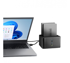 AXAGON | SuperSpeed USB DUAL 2.5" SSD/HDD MINI dock | ADSA-D25