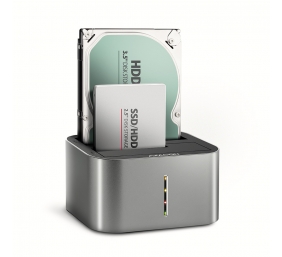 AXAGON | SuperSpeed USB DUAL 2.5"/3.5" HDD/SSD DUAL dock | ADSA-DC