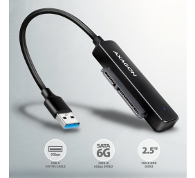 AXAGON USB-A 5Gbps SLIM adapter for 2.5" SSD/HDD | ADSA-FP2A