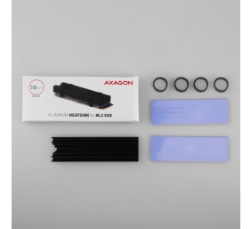 AXAGON Passive aluminum heatsink for all M.2 SSDs, size 2280, high 10 mm | CLR-M2L10