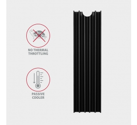AXAGON Passive aluminum heatsink for all M.2 SSDs, size 2280, high 10 mm | CLR-M2L10