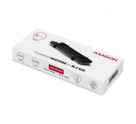 AXAGON Passive aluminum heatsink for all M.2 SSDs, size 2280, high 6 mm | CLR-M2L6